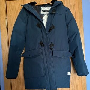 Penfield 80/20 Women’s Kelsey Down Insulated Duffle  Jacket Navy Size XS
